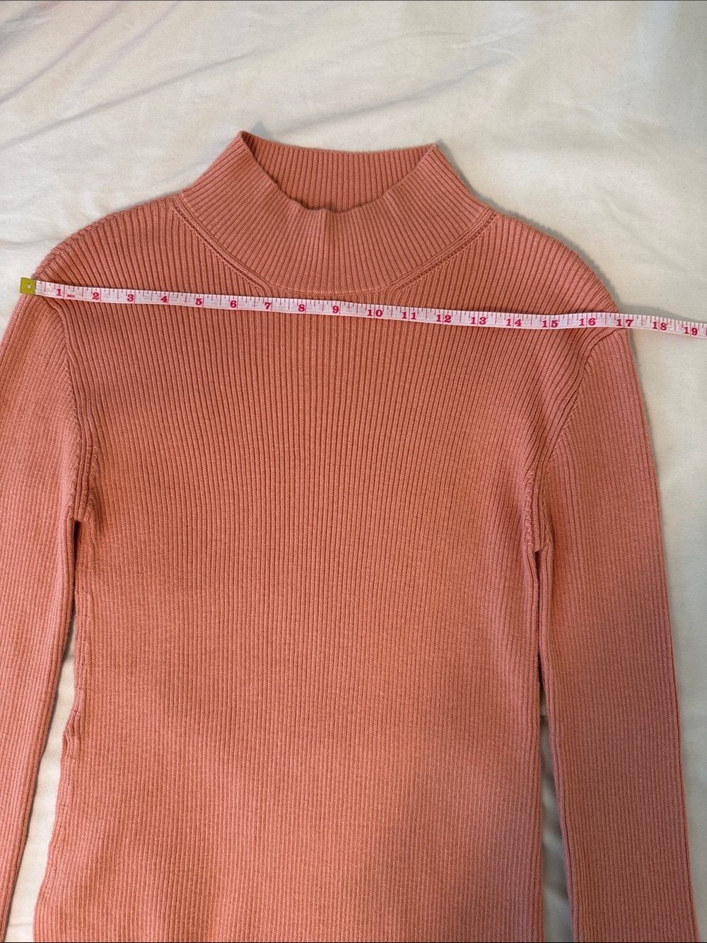 Zara Women Asymmetric Knit Mock Neck Sweater Long Sleeves // Medium - Picture 12 of 12